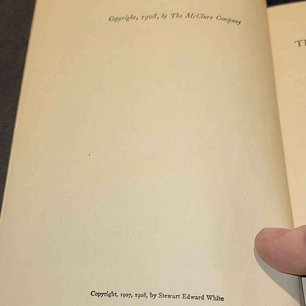 The Riverman by Stewart Edward White Book - Picture 4 of 5